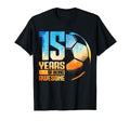 15Th Birthday Soccer Player Football 15 T-Shirt - Trendy Graphic Men Women - T-Shirt, Sweatshirt, Hoodie