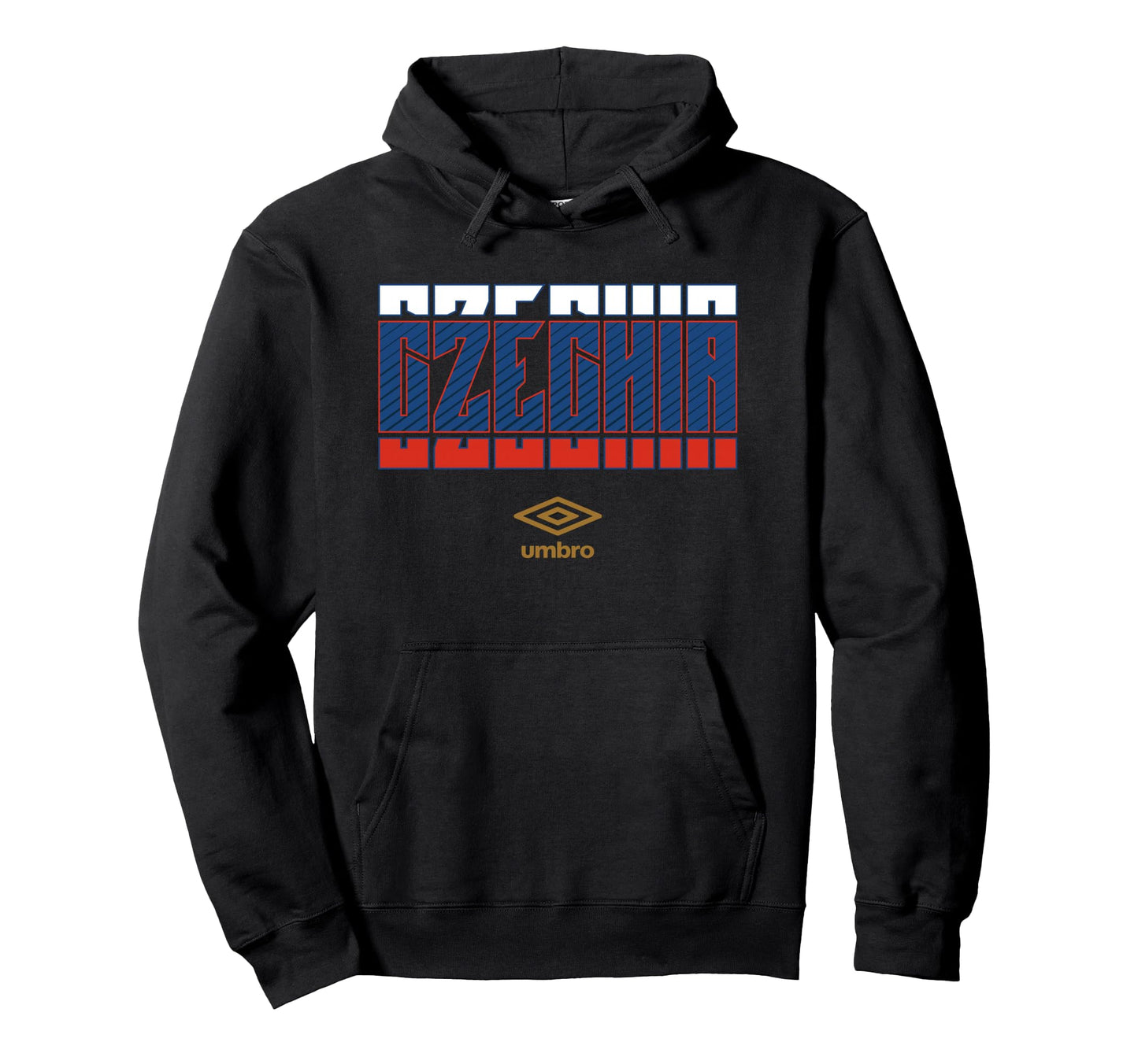 Umbro International Soccer Czechia Hoodie - Streetwear Style Men Women - T-Shirt, Sweatshirt, Hoodie