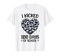 100 Days School Soccer Heart Love T-Shirt - Aesthetic Graphic for Adults - T-Shirt, Sweatshirt, Hoodie