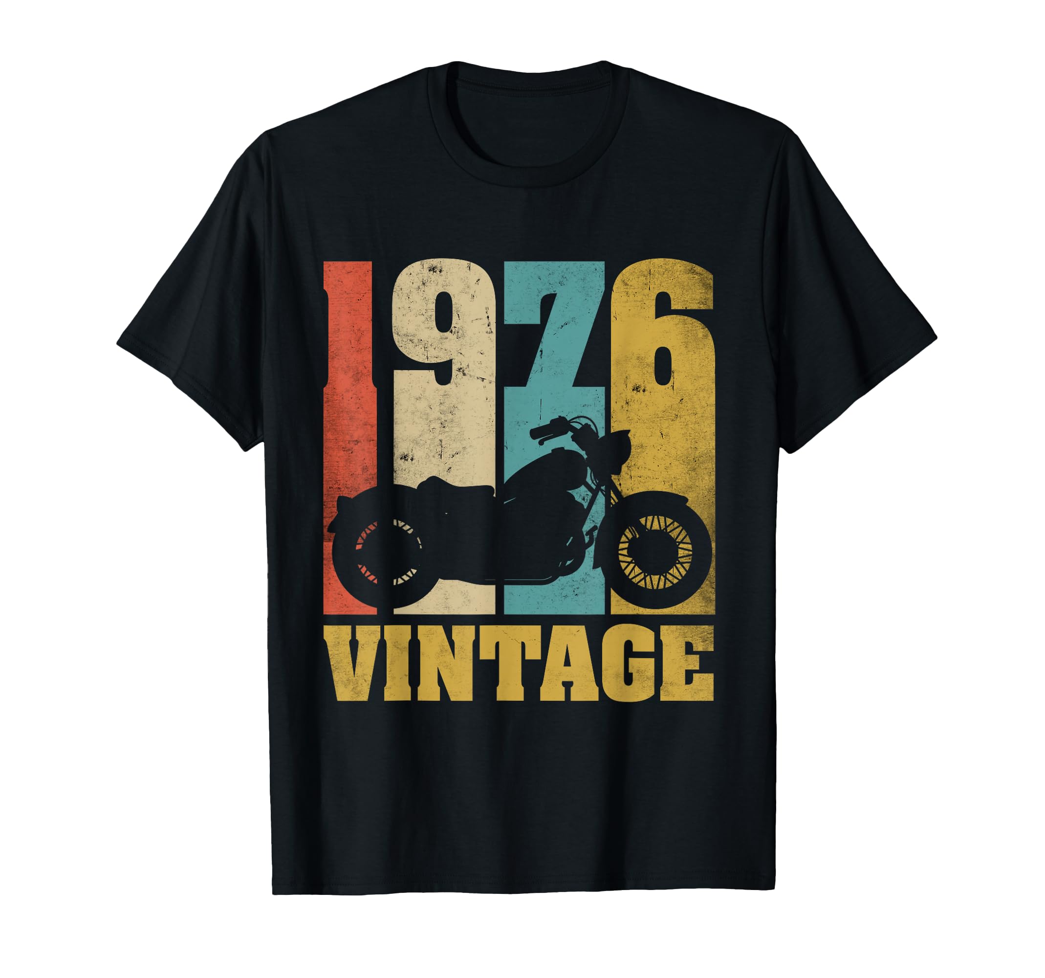 1976 Motorcycle 50Th Birthday Gift T-Shirt - Unique Graphic for Adults - T-Shirt, Sweatshirt, Hoodie