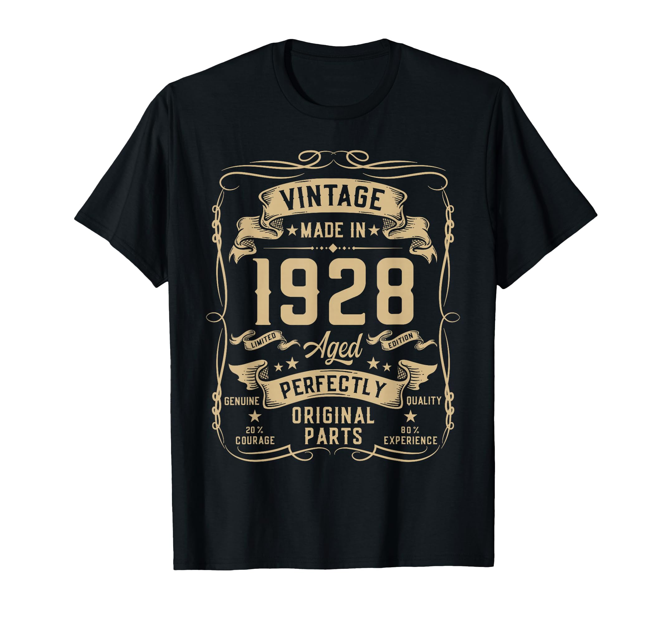 1928 98Yr 98Th Birthday Gifts 98 Years T-Shirt - Aesthetic Graphic Unisex - T-Shirt, Sweatshirt, Hoodie