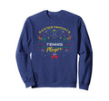 Santas Favorite Tennis Player Ugly Sweatshirt - Graphic Print Men Women - T-Shirt, Sweatshirt, Hoodie