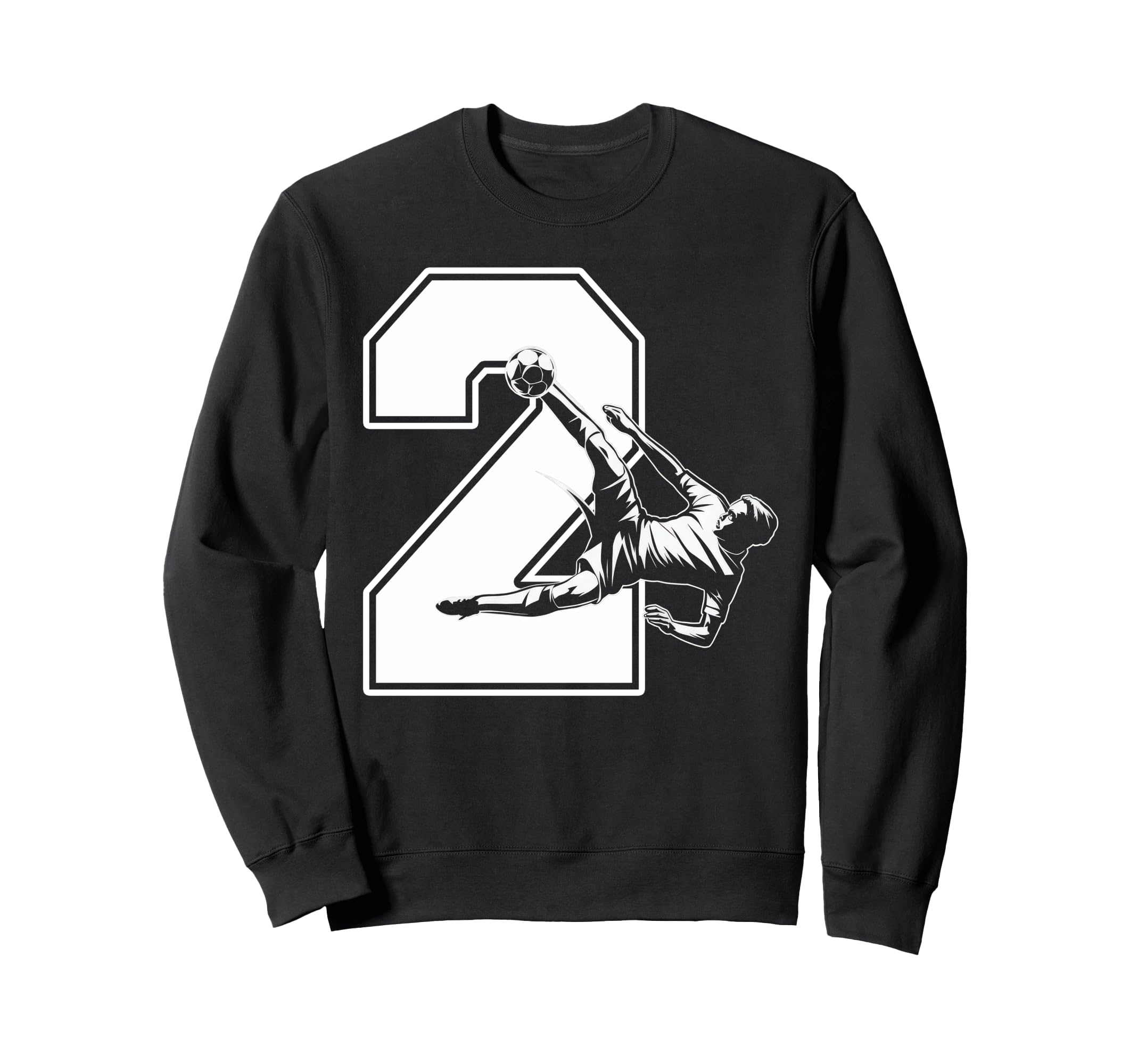 2 Soccer Birthday Gift Soccer Fan Sweatshirt - Graphic Print Men Women - T-Shirt, Sweatshirt, Hoodie