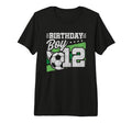 12 Year Old Soccer Birthday 12Th T-Shirt - Minimalist Print for Adults - T-Shirt, Sweatshirt, Hoodie