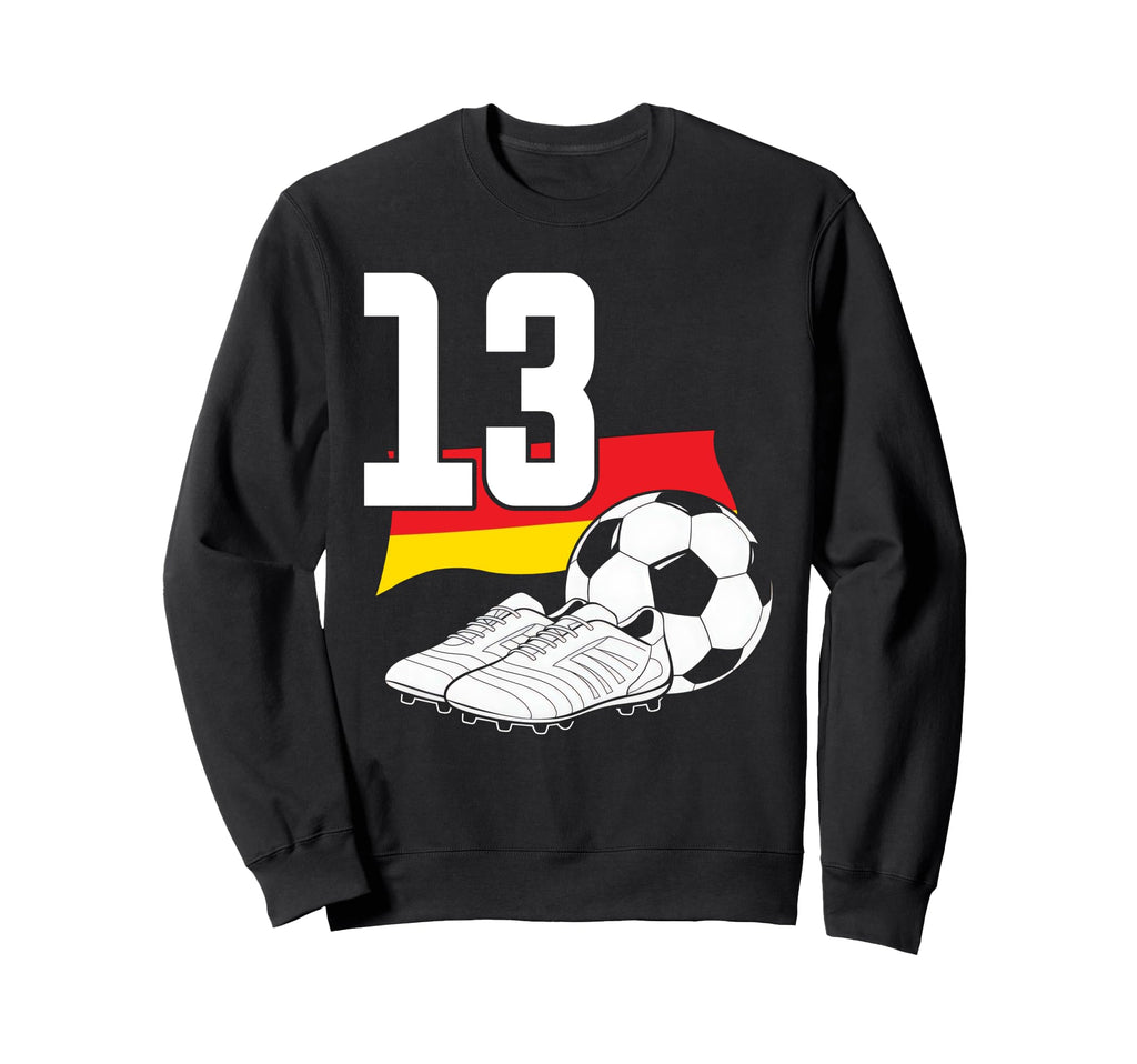 13 Soccer Birthday Gift Soccer Fan Sweatshirt - Trendy Graphic for Adults - T-Shirt, Sweatshirt, Hoodie
