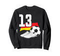 13 Soccer Birthday Gift Soccer Fan Sweatshirt - Trendy Graphic for Adults - T-Shirt, Sweatshirt, Hoodie