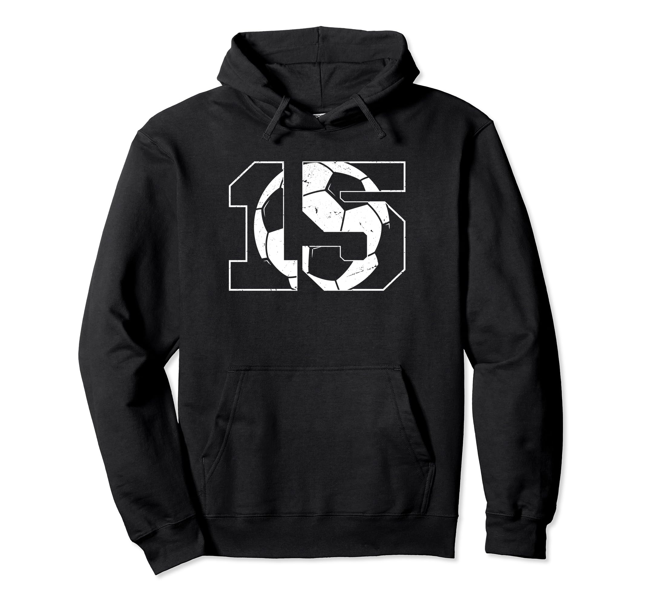 15Th Birthday Soccer Player Hoodie - Casual Everyday Wear for Adults - T-Shirt, Sweatshirt, Hoodie