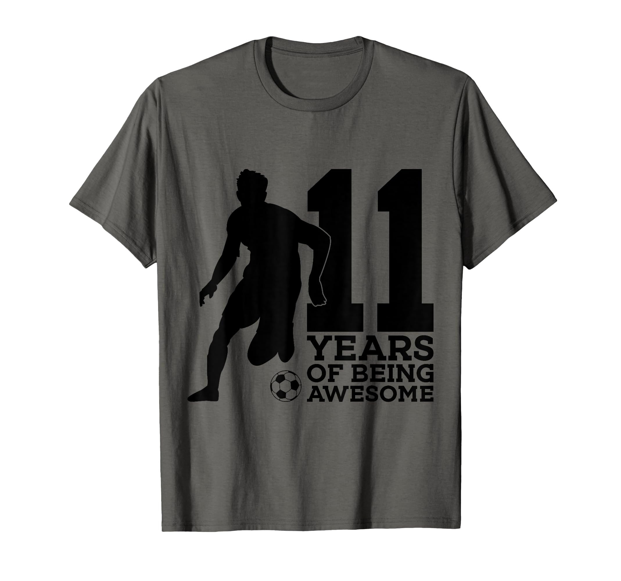 11 Years Being Awesome Soccer 11Th T-Shirt - Streetwear Style for Adults - T-Shirt, Sweatshirt, Hoodie