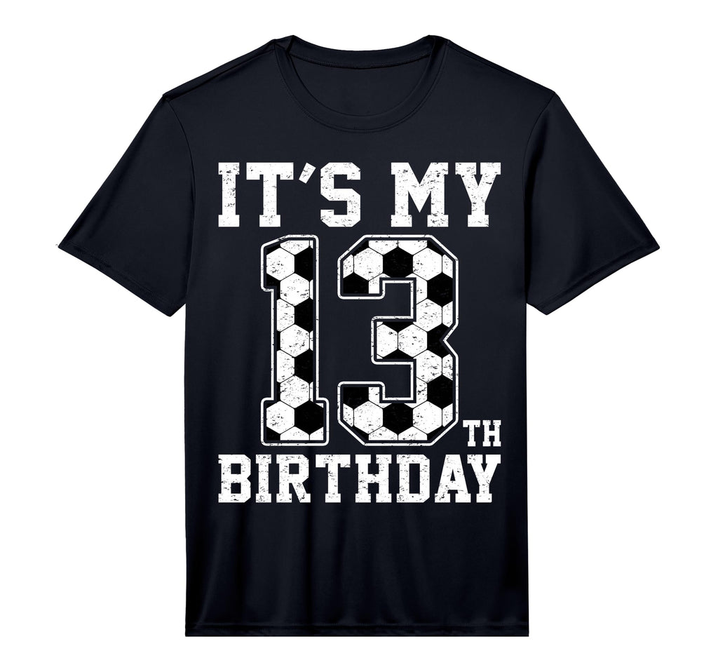 13Th Birthday Soccer Player Thirteen 13 T-Shirt - Custom Art Print Unisex - T-Shirt, Sweatshirt, Hoodie