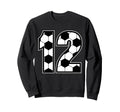 12 Year Old Birthday Gifts 12Th Birthday Hoodie - Minimalist Print Unisex - T-Shirt, Sweatshirt, Hoodie