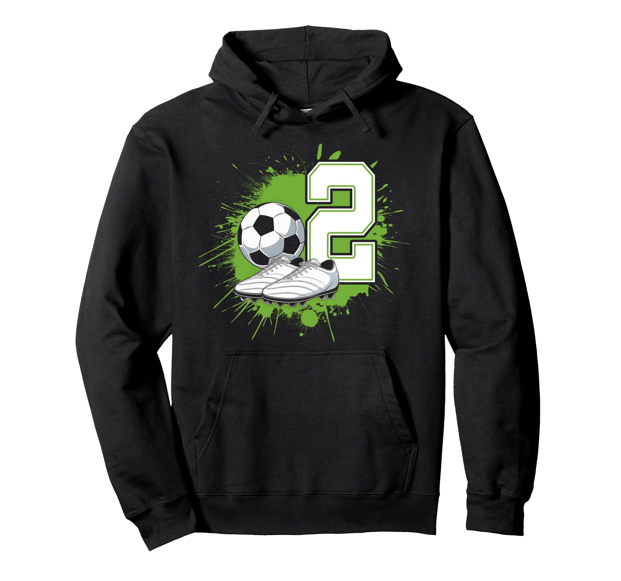 2 Soccer Birthday Gift Soccer Fan Hoodie - Streetwear Style for Adults - T-Shirt, Sweatshirt, Hoodie