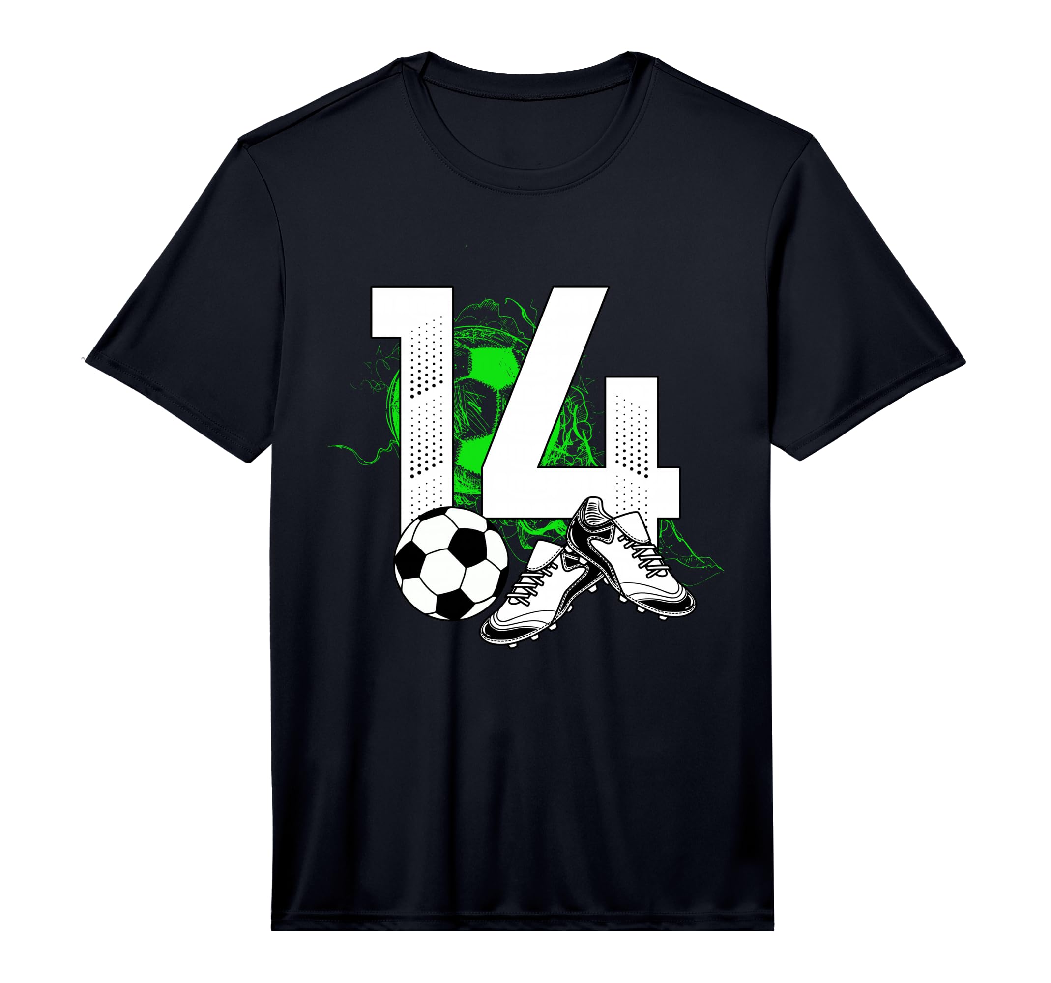 14Th Birthday Soccer Player Football T-Shirt - Streetwear Style Men Women - T-Shirt, Sweatshirt, Hoodie