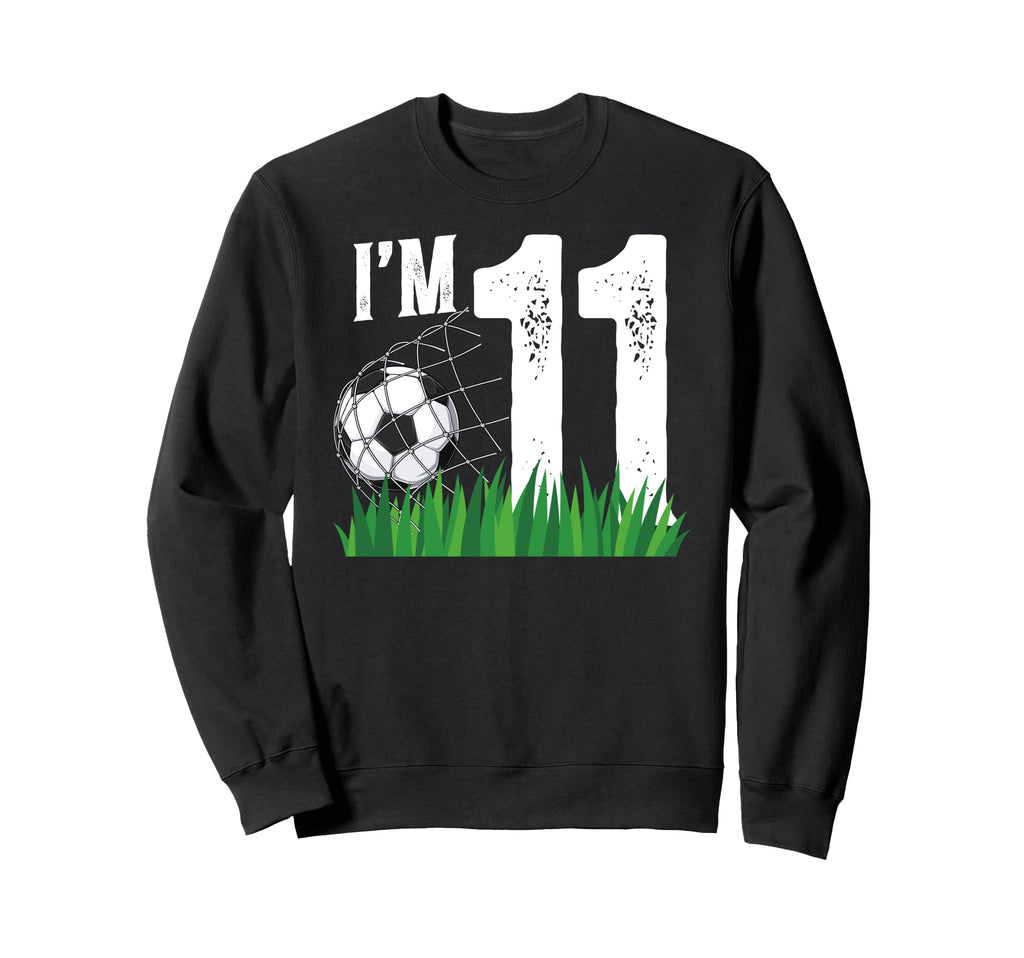 11Th Soccer Birthday Party Sweatshirt - Fun Novelty Design for Adults - T-Shirt, Sweatshirt, Hoodie