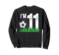 11Th Soccer Birthday Party Sweatshirt - Fun Novelty Design for Adults - T-Shirt, Sweatshirt, Hoodie