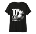 10Th Birthday Soccer Player Football 10 T-Shirt - Unique Graphic Unisex - T-Shirt, Sweatshirt, Hoodie