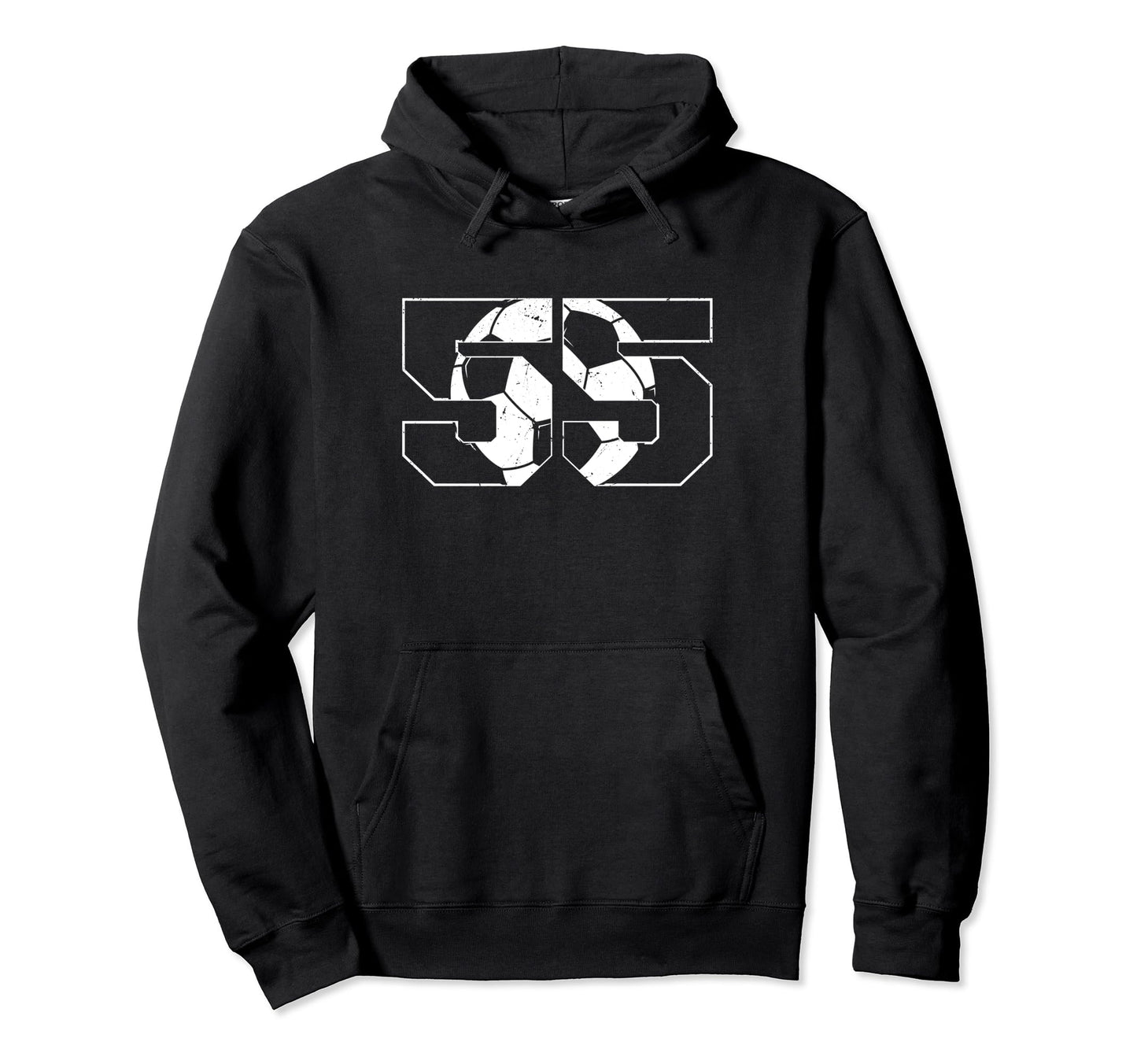 55Th Birthday Soccer Player Hoodie - Fun Novelty Design for Adults - T-Shirt, Sweatshirt, Hoodie