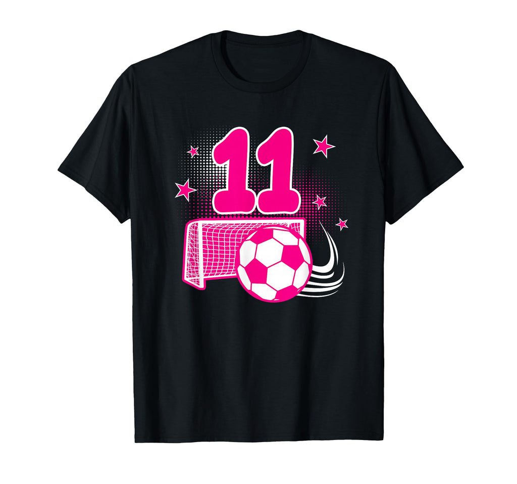 11 Years Old Birthday 11Th Soccer Themed T-Shirt - Graphic Print Men Women - T-Shirt, Sweatshirt, Hoodie