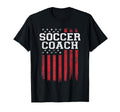 Soccer Coach Proud American Flag Usa T-Shirt - Trendy Graphic for Adults - T-Shirt, Sweatshirt, Hoodie