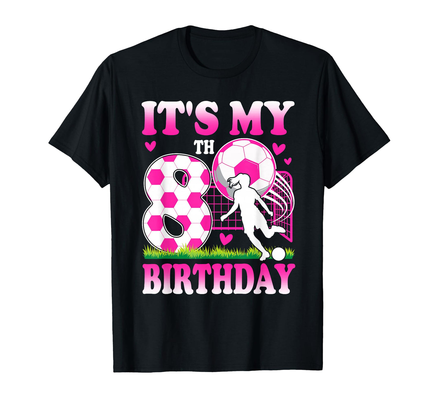 8 Year Old Birthday Soccer T-Shirt - Casual Everyday Wear for Adults - T-Shirt, Sweatshirt, Hoodie