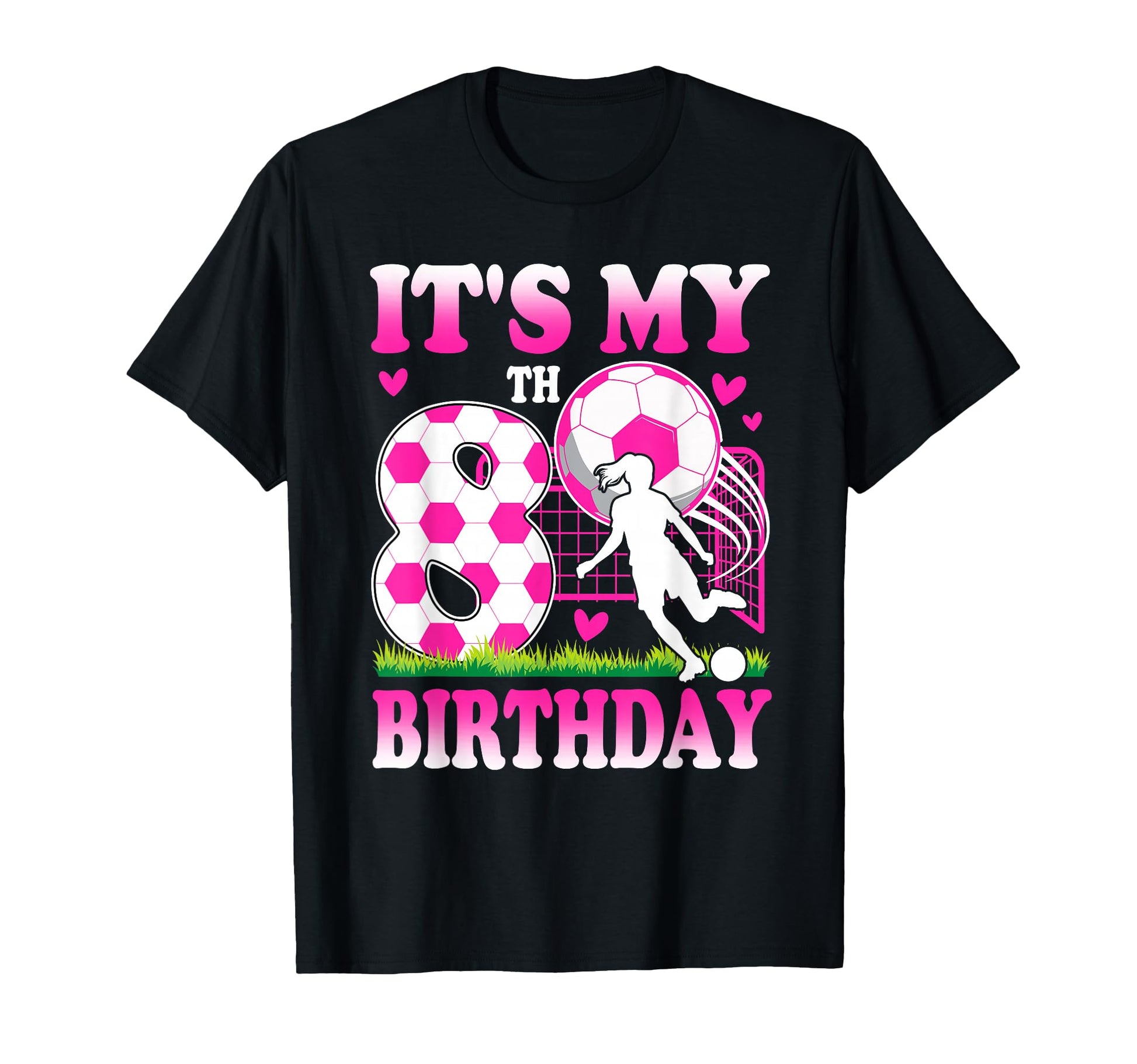 8 Year Old Birthday Soccer T-Shirt - Casual Everyday Wear for Adults - T-Shirt, Sweatshirt, Hoodie