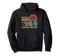 1969 Year Birthday Hoodie - Minimalist Print Unisex - T-Shirt, Sweatshirt, Hoodie