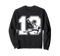 13 Soccer Birthday Gift Soccer Fan Sweatshirt - Graphic Print for Adults - T-Shirt, Sweatshirt, Hoodie