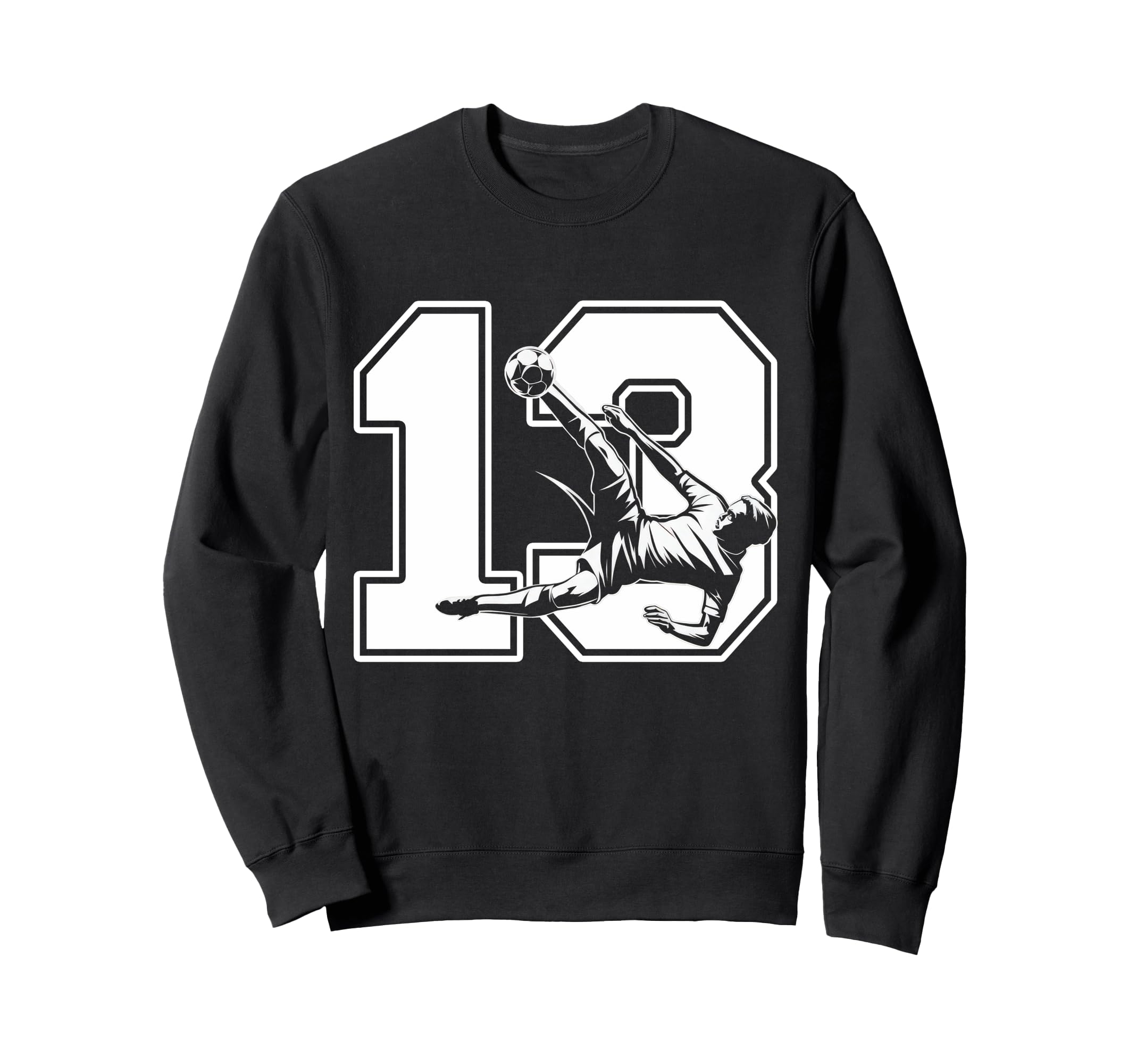 13 Soccer Birthday Gift Soccer Fan Sweatshirt - Graphic Print for Adults - T-Shirt, Sweatshirt, Hoodie