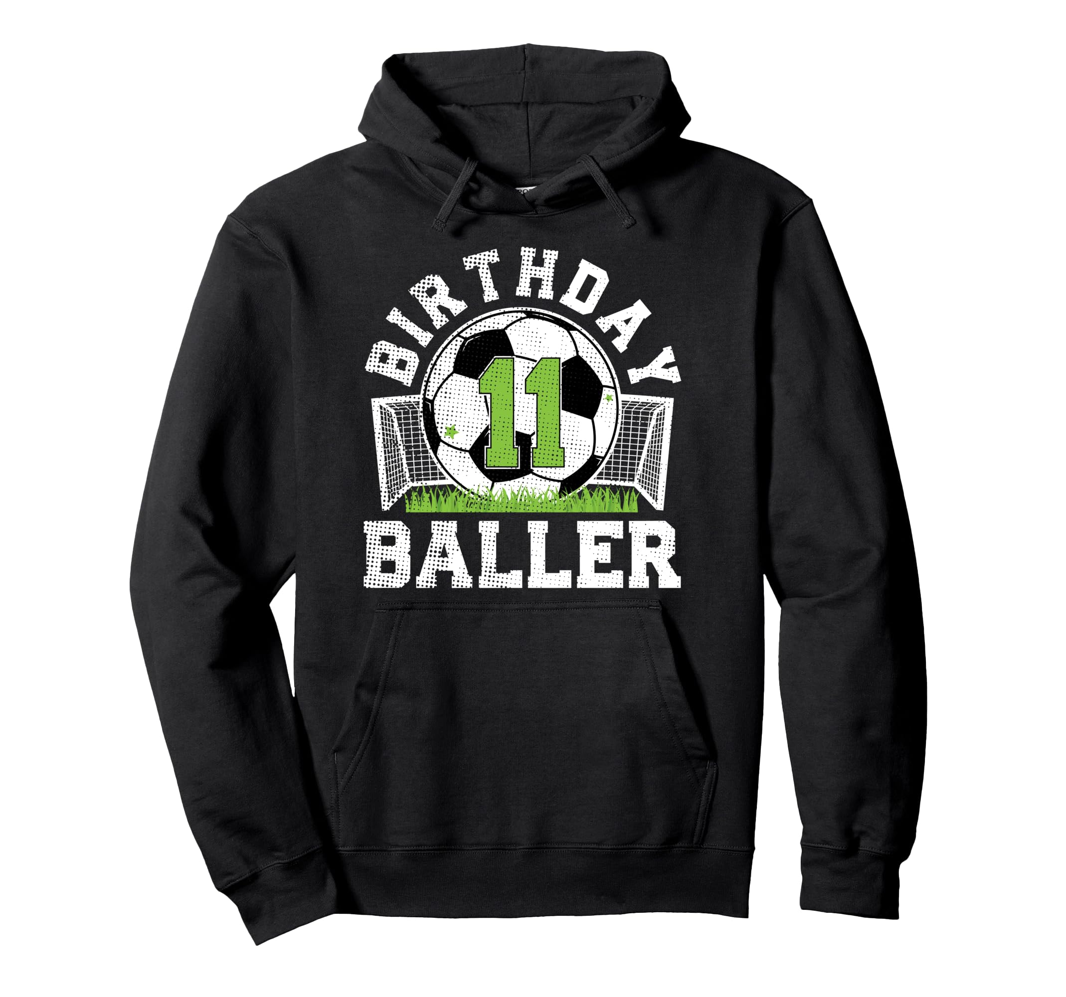 11Th Birthday Soccer 11 Year Old Hoodie - Fun Novelty Design for Adults - T-Shirt, Sweatshirt, Hoodie