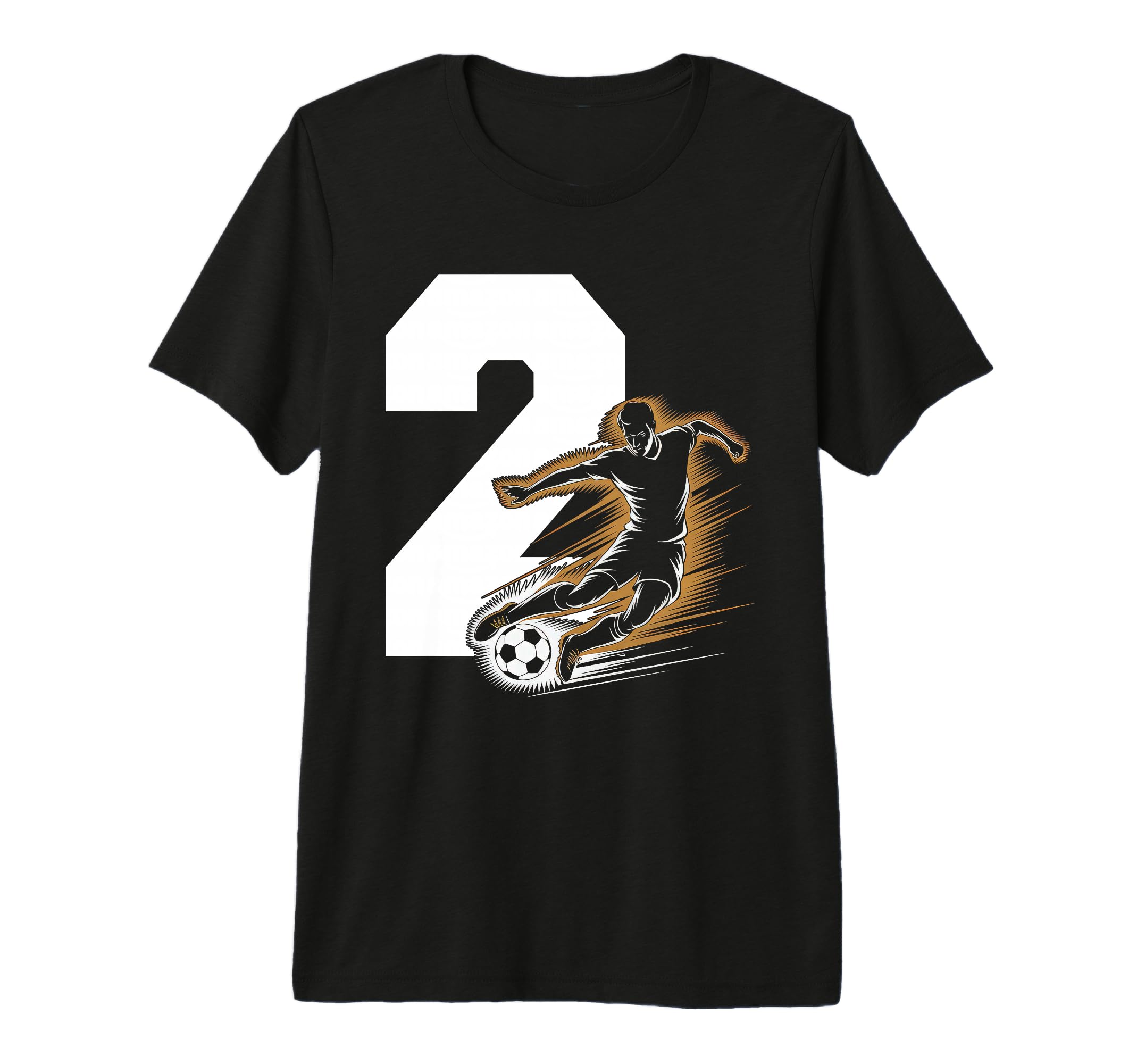 2 Soccer Birthday Gift Soccer Fan T-Shirt - Fun Novelty Design for Adults - T-Shirt, Sweatshirt, Hoodie