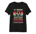 11 Year Old Soccer Birthday Eleventh T-Shirt - Custom Art Print Unisex - T-Shirt, Sweatshirt, Hoodie