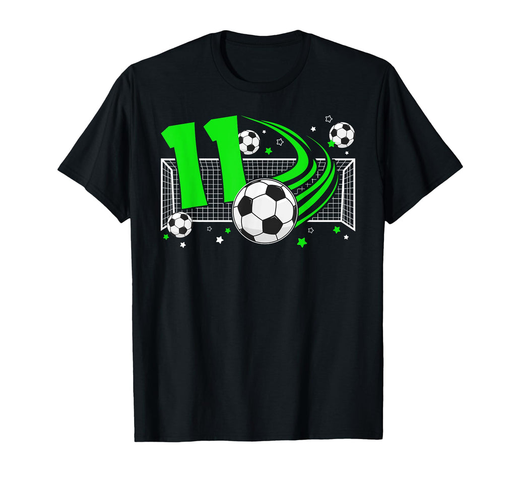 11Th Birthday Soccer 11 Year Old Soccer T-Shirt - Minimalist Print Unisex - T-Shirt, Sweatshirt, Hoodie
