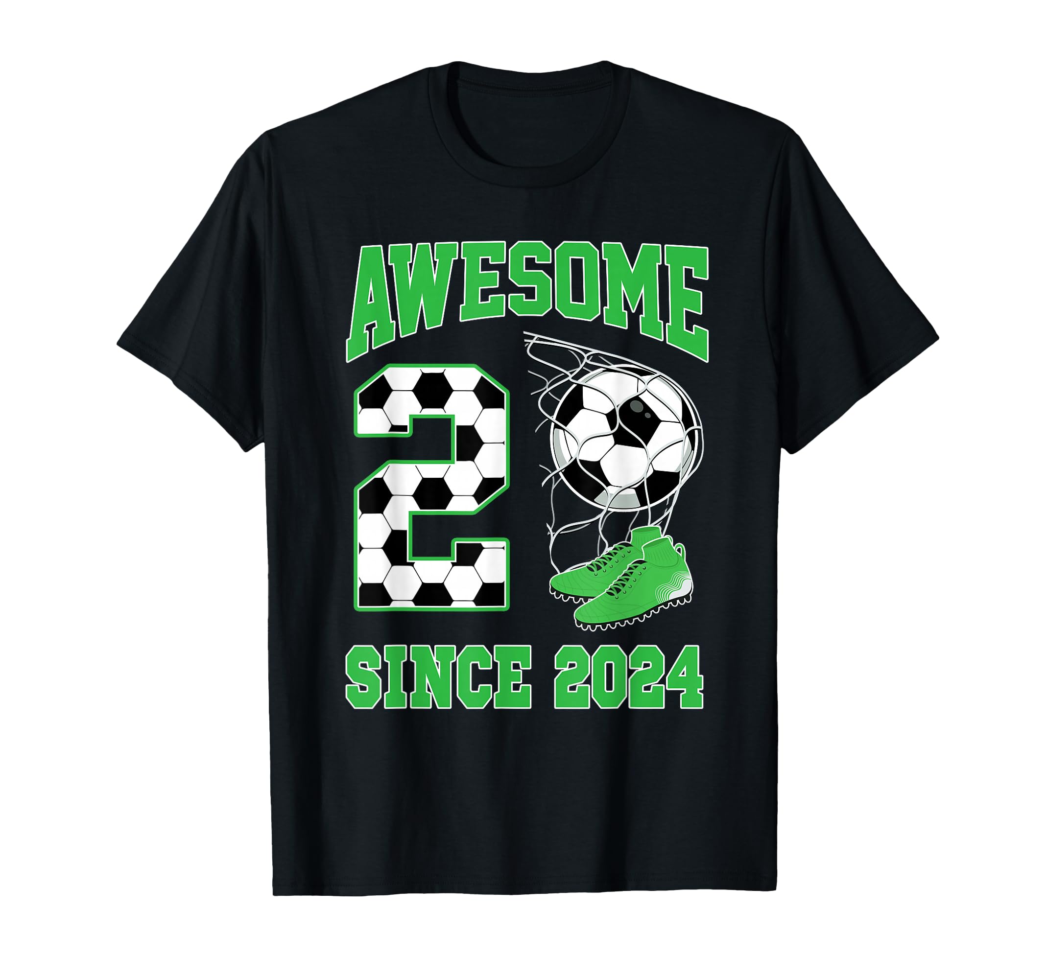 2 Year Old Awesome 2 Since 2024 T-Shirt - Custom Art Print for Adults - T-Shirt, Sweatshirt, Hoodie