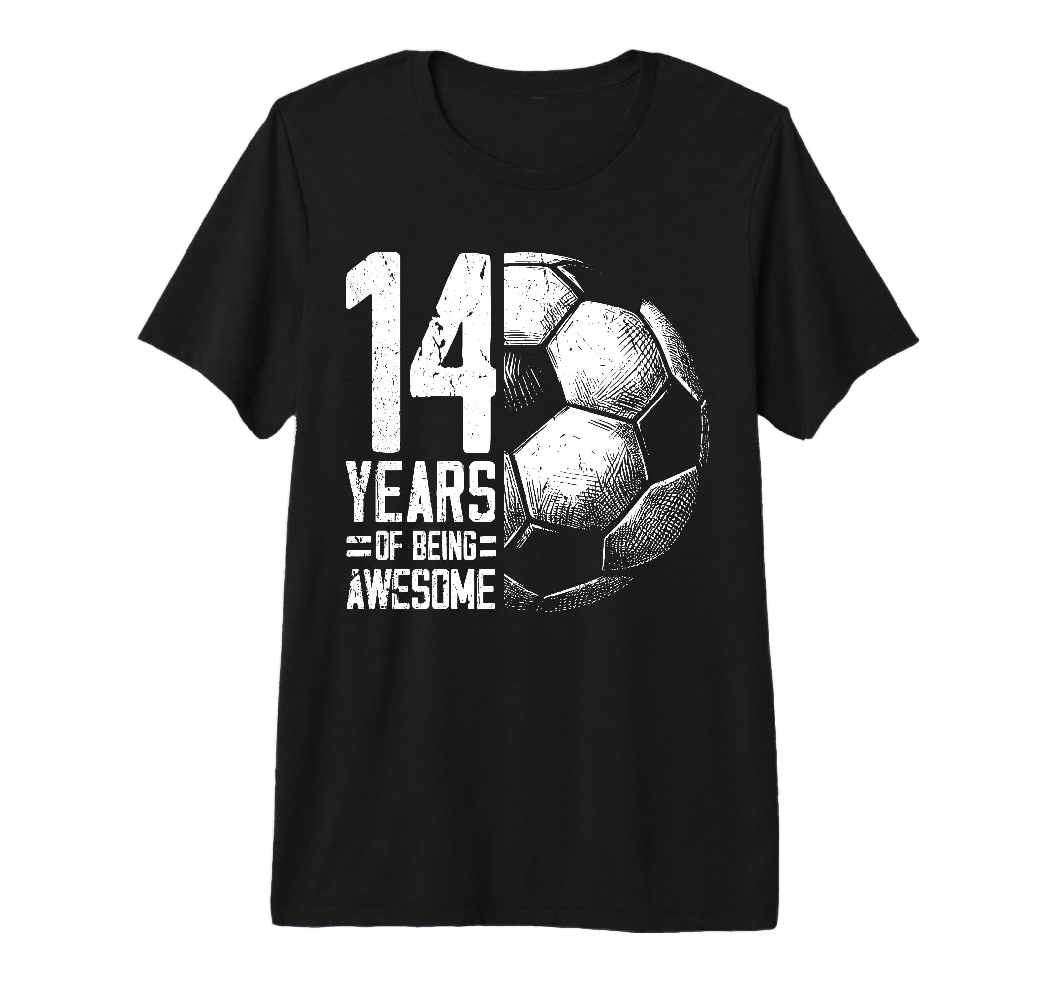 14Th Birthday Soccer Player Football 14 T-Shirt - Trendy Graphic Men Women - T-Shirt, Sweatshirt, Hoodie