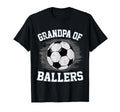 Grandpa Ballers Soccer Fan Soccer Ball T-Shirt - Unique Graphic Unisex - T-Shirt, Sweatshirt, Hoodie