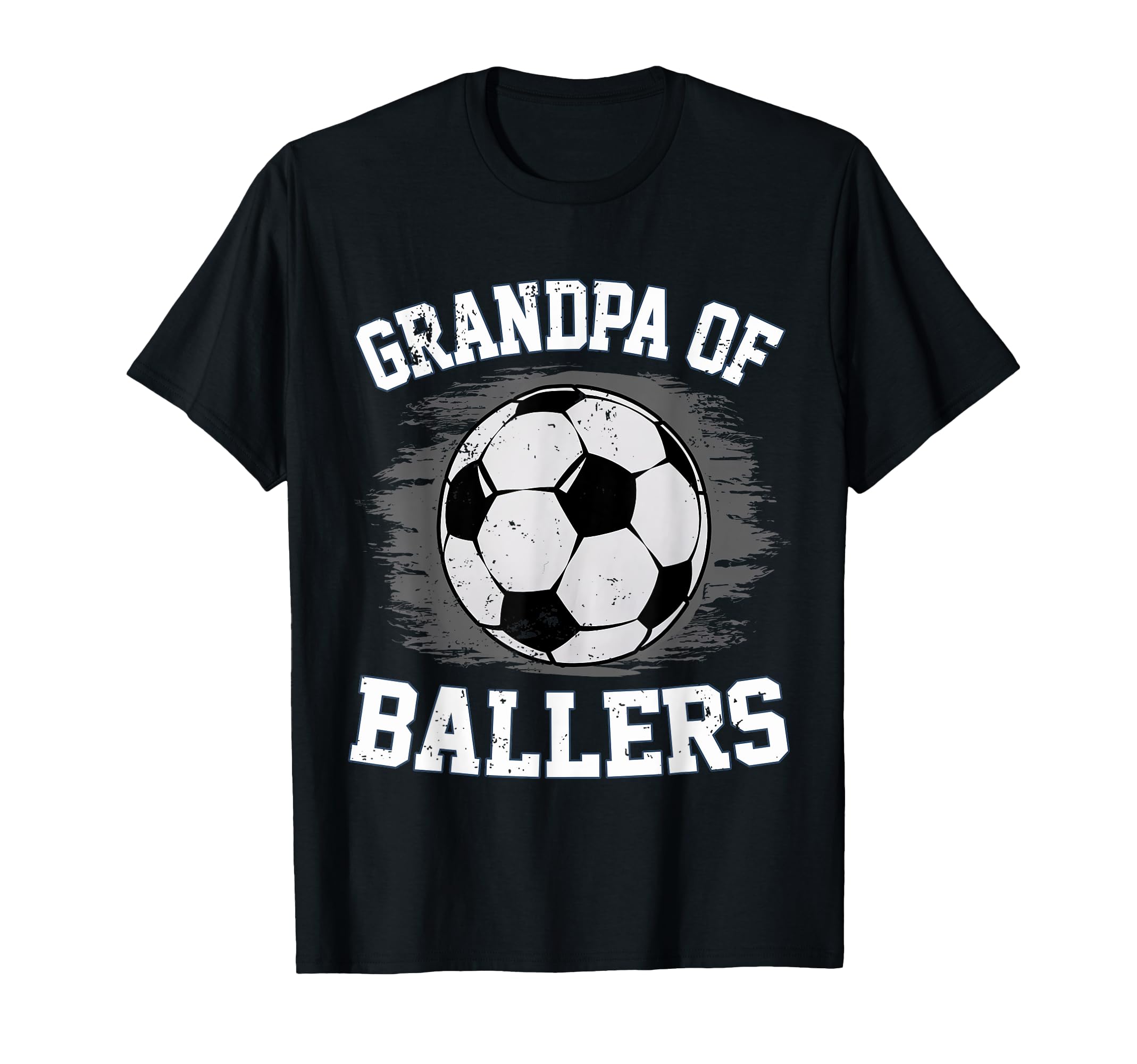 Grandpa Ballers Soccer Fan Soccer Ball T-Shirt - Unique Graphic Unisex - T-Shirt, Sweatshirt, Hoodie