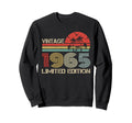 1965 Year Birthday Sweatshirt - Graphic Print Unisex - T-Shirt, Sweatshirt, Hoodie