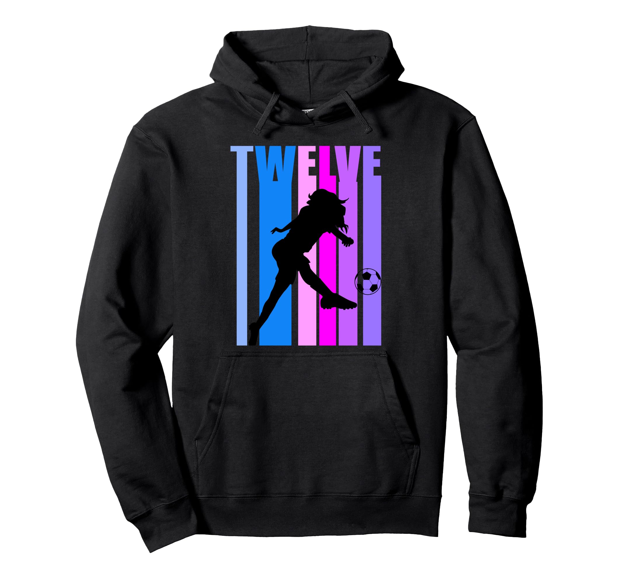 12Th Soccer Birthday Goals Score Plays Hoodie - Trendy Graphic Men Women - T-Shirt, Sweatshirt, Hoodie