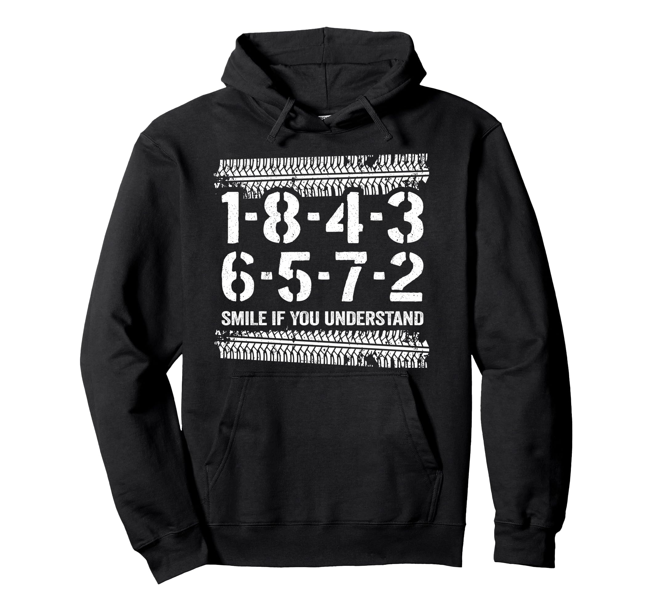 1 8 4 3 6 5 7 2 Smile If You Understand Hoodie - Streetwear Style Unisex - T-Shirt, Sweatshirt, Hoodie