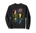 10Th Birthday Soccer Player Sweatshirt - Casual Everyday Wear Men Women - T-Shirt, Sweatshirt, Hoodie