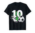 10Th Birthday Soccer Player Football T-Shirt - Custom Art Print Men Women - T-Shirt, Sweatshirt, Hoodie