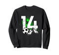 14Th Birthday Soccer Player Sweatshirt - Minimalist Print for Adults - T-Shirt, Sweatshirt, Hoodie