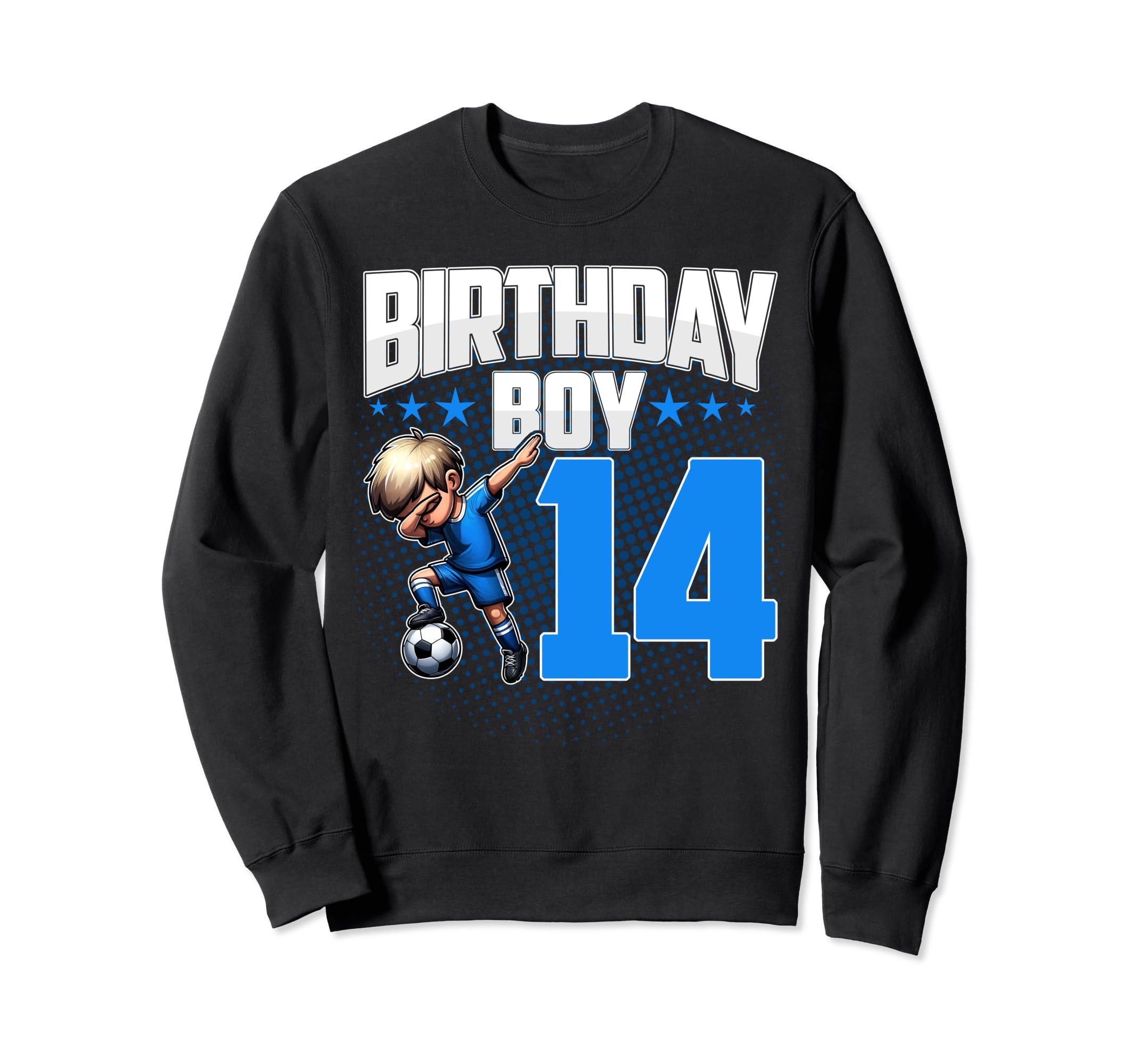 14Th Birthday Soccer Dabbing 14 Sweatshirt - Custom Art Print Men Women - T-Shirt, Sweatshirt, Hoodie