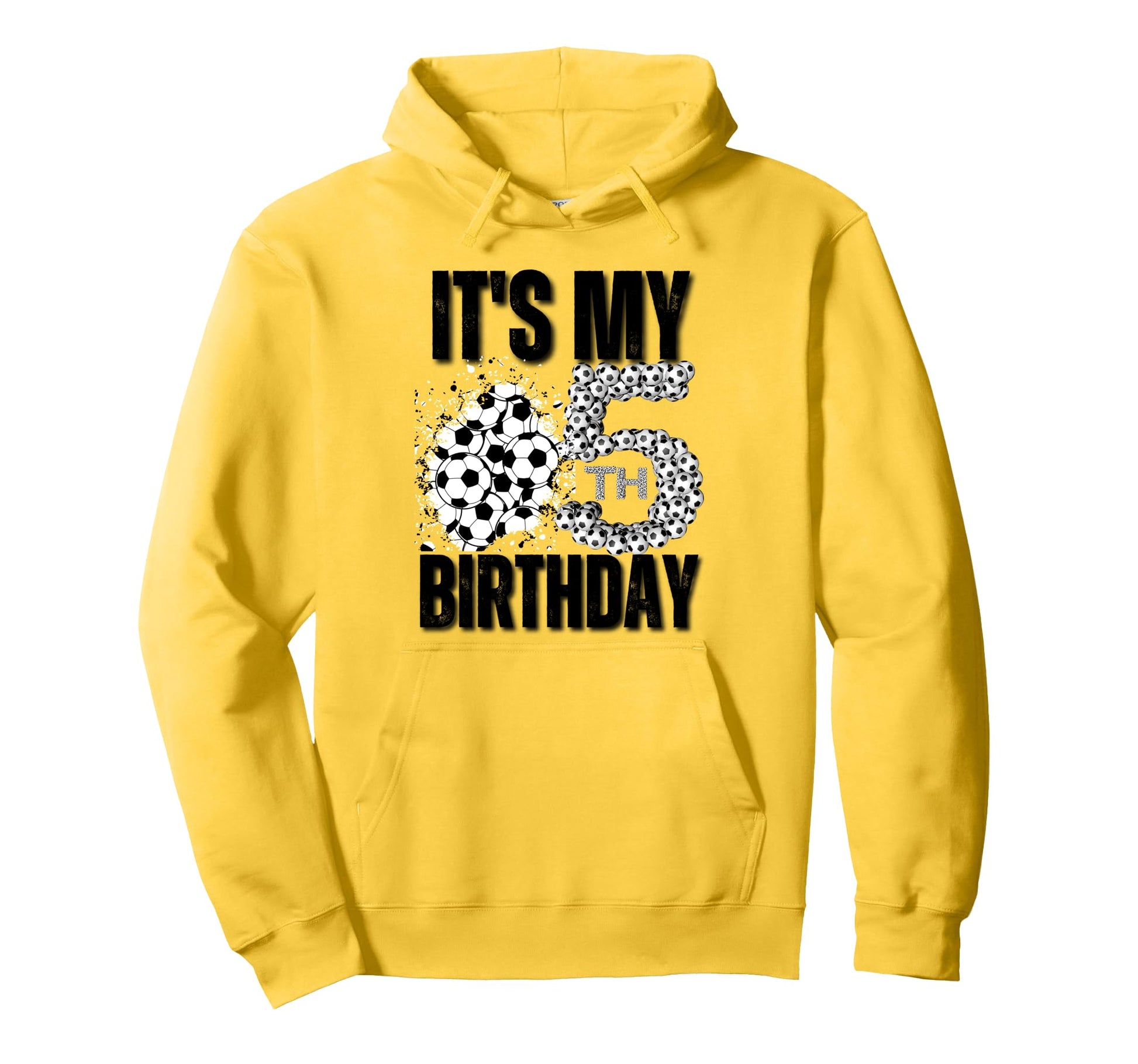 Its My 5Th Birthday Soccer Player 5Th Hoodie - Unique Graphic for Adults - T-Shirt, Sweatshirt, Hoodie