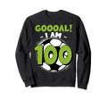 100 Year Old Birthday Soccer Sweatshirt - Casual Everyday Wear Unisex - T-Shirt, Sweatshirt, Hoodie