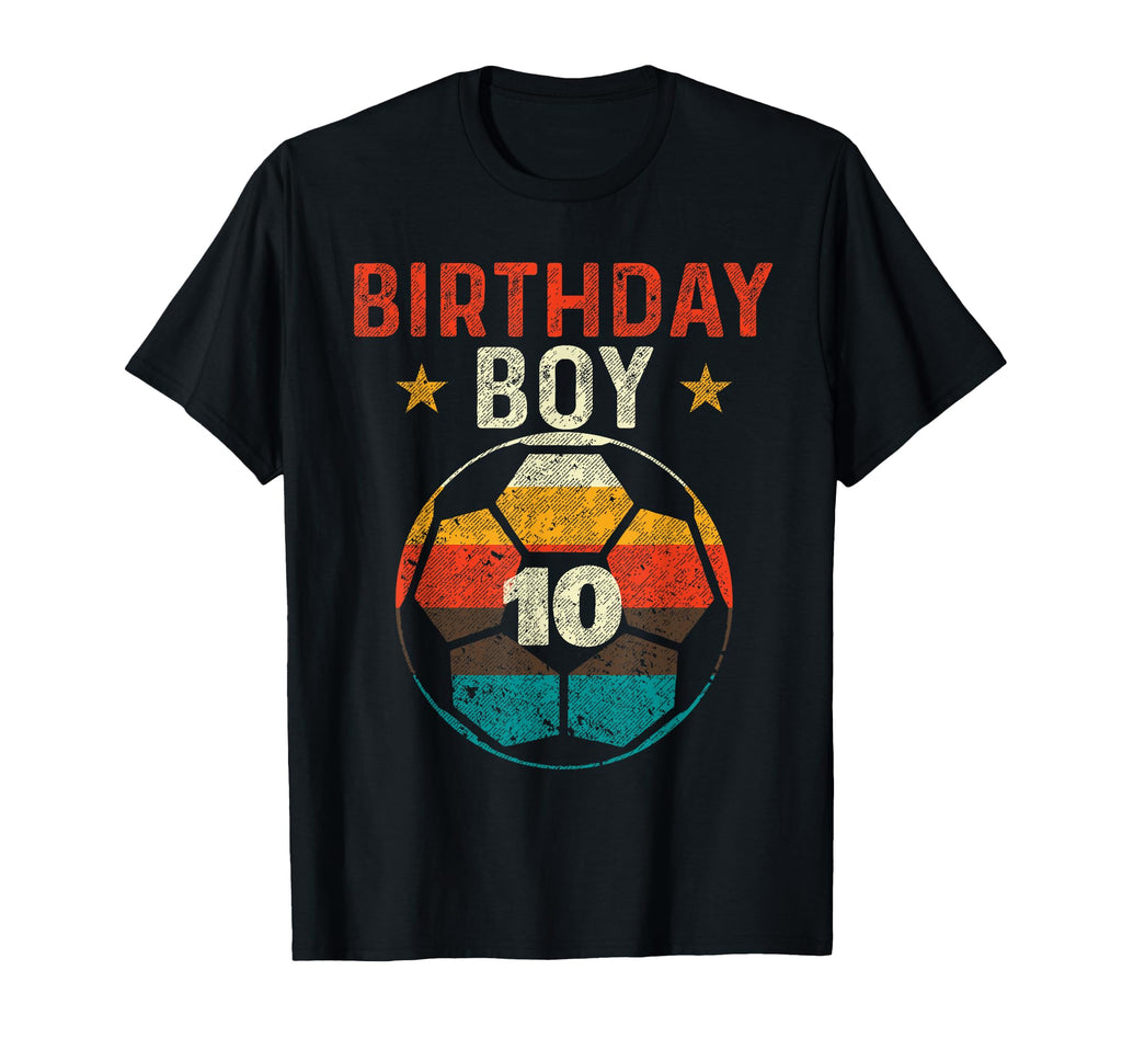 10Th Birthday Soccer Lover 10 Years T-Shirt - Custom Art Print Men Women - T-Shirt, Sweatshirt, Hoodie