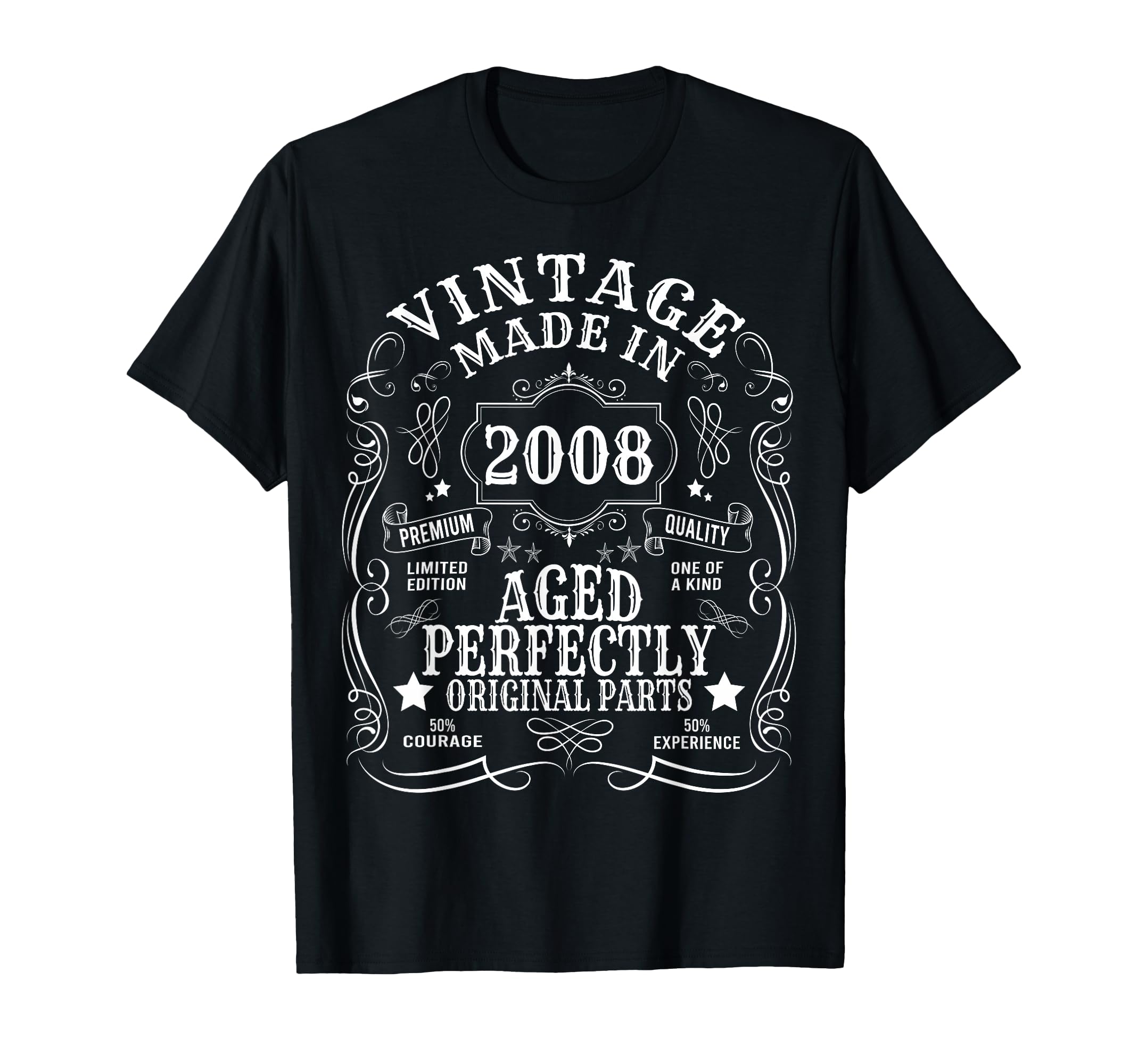 18Th Birthday 18 Years 2008 Gift Funny T-Shirt - Custom Art Print Men Women - T-Shirt, Sweatshirt, Hoodie