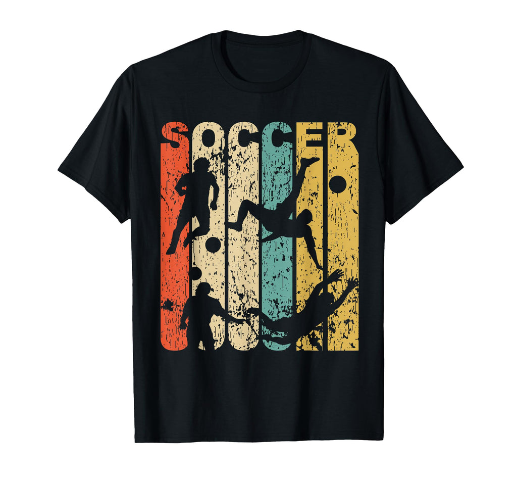1970S Soccer Distressed T-Shirt - Graphic Print for Adults - T-Shirt, Sweatshirt, Hoodie