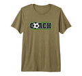 That Says Word Coach Soccer Ball Sports T-Shirt - Custom Art Print Unisex - T-Shirt, Sweatshirt, Hoodie