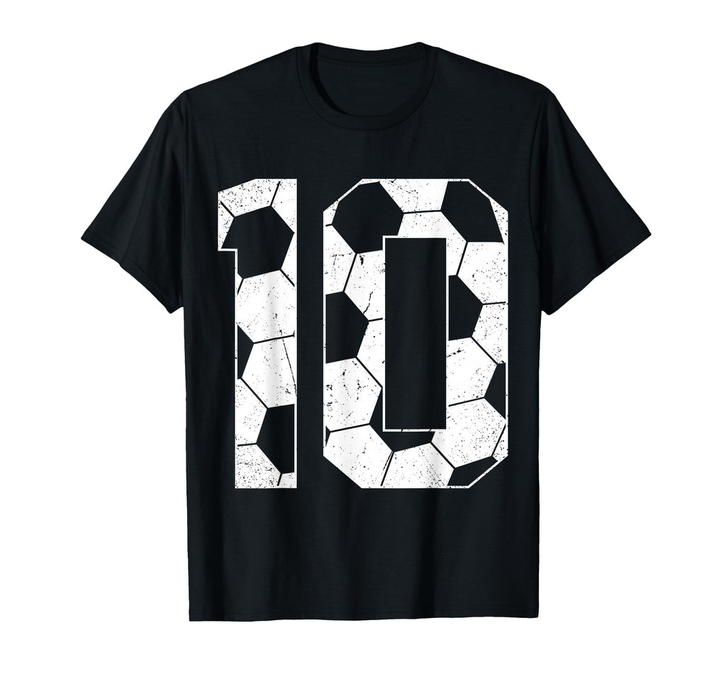 10Th Birthday Soccer Player Football T-Shirt - Streetwear Style for Adults - T-Shirt, Sweatshirt, Hoodie