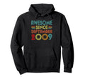 17Th Birthday Awesome Since September Hoodie - Streetwear Style for Adults - T-Shirt, Sweatshirt, Hoodie